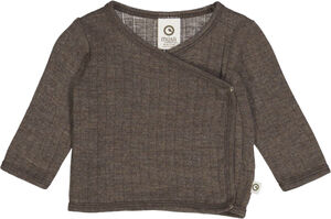 Woolly rib l/s cardigan
