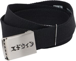 KATAKANA CLIP BELT-BLACK