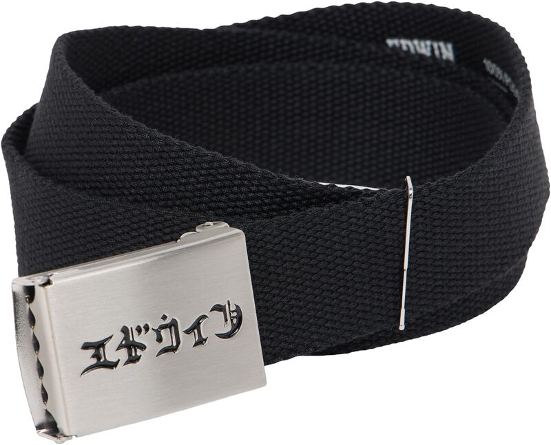 Katakana Clip Belt-Black