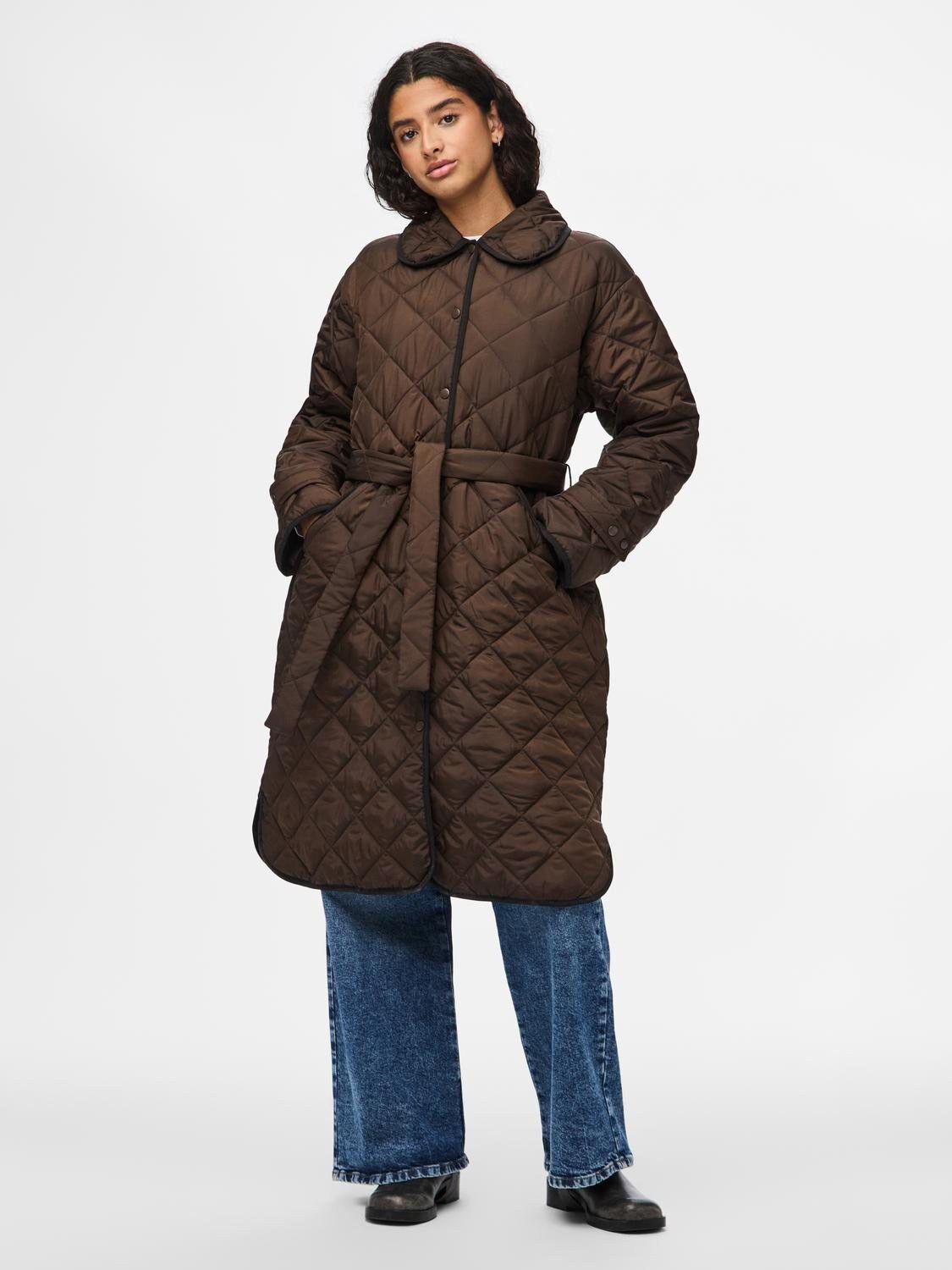 PCEMILY LONG QUILTED JACKET NOOS BC