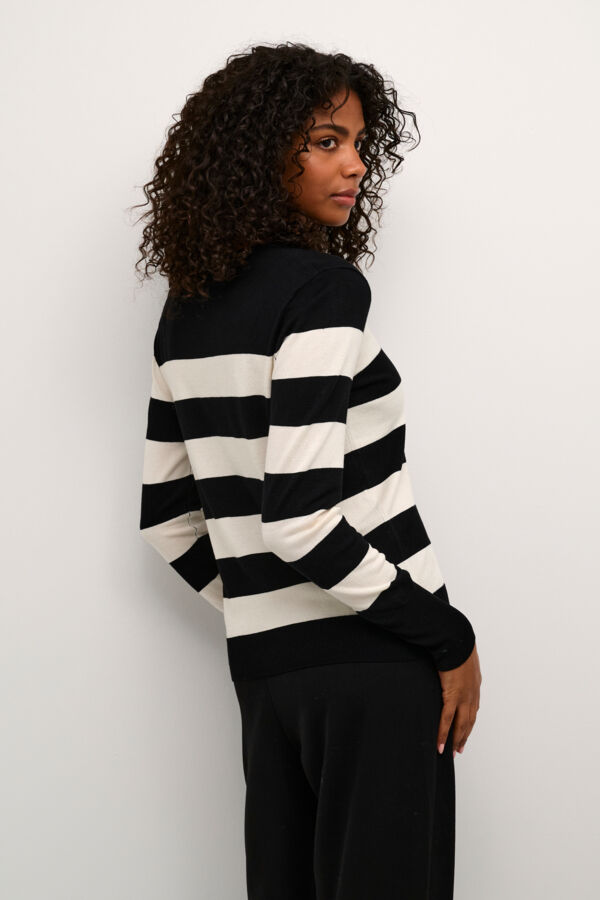 KAlizza Striped Knit Pullover