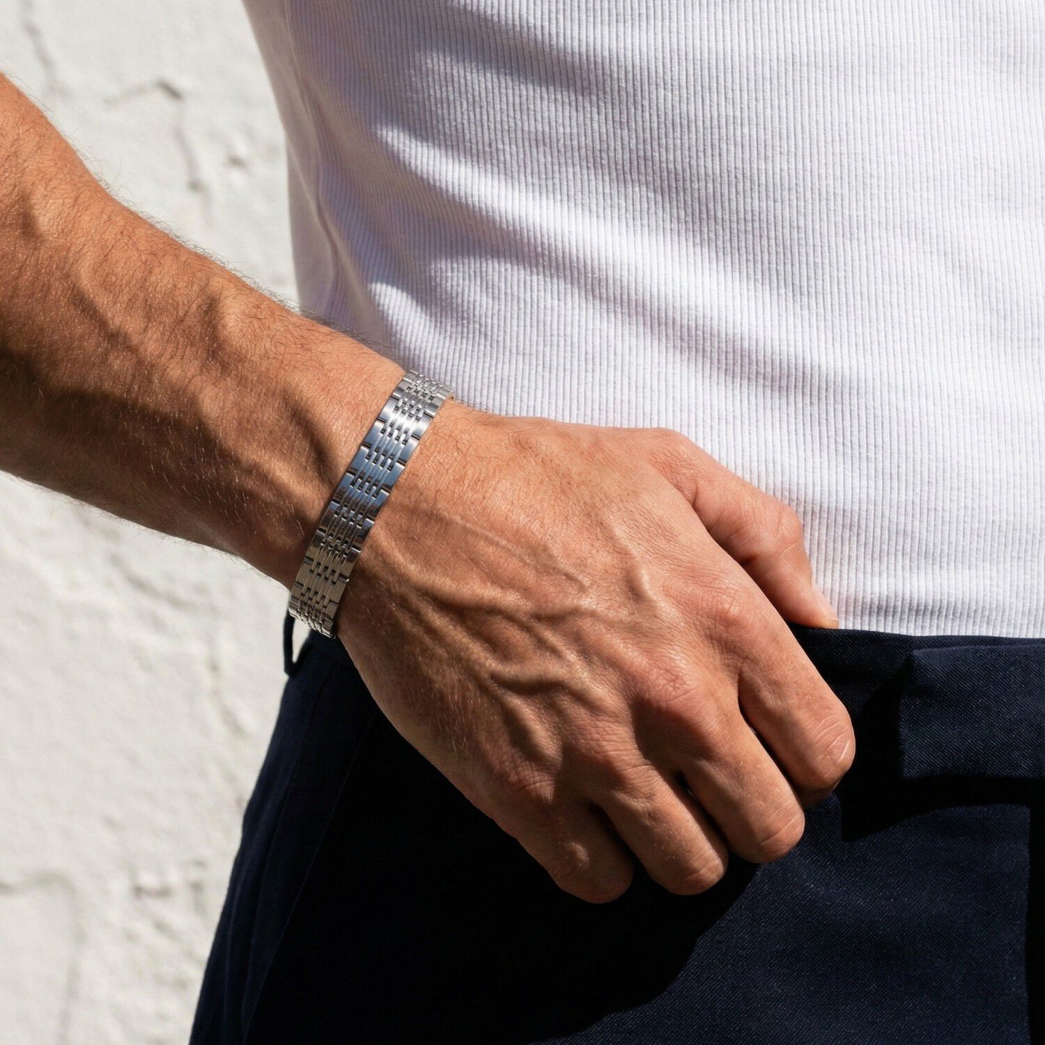 Carl Pique Acier Bracelet Stainless Steel CP0095