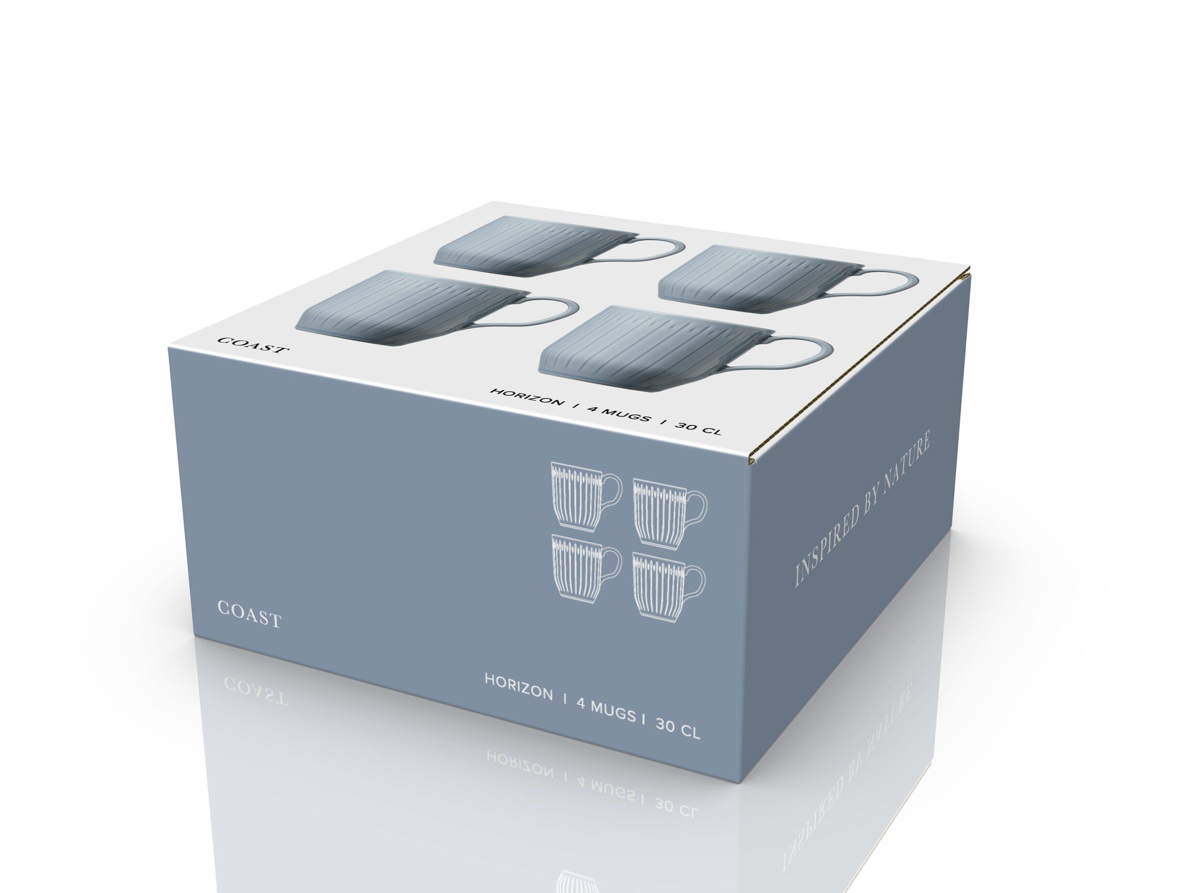 Krus Horizon 30 cl 4 stk. Sea