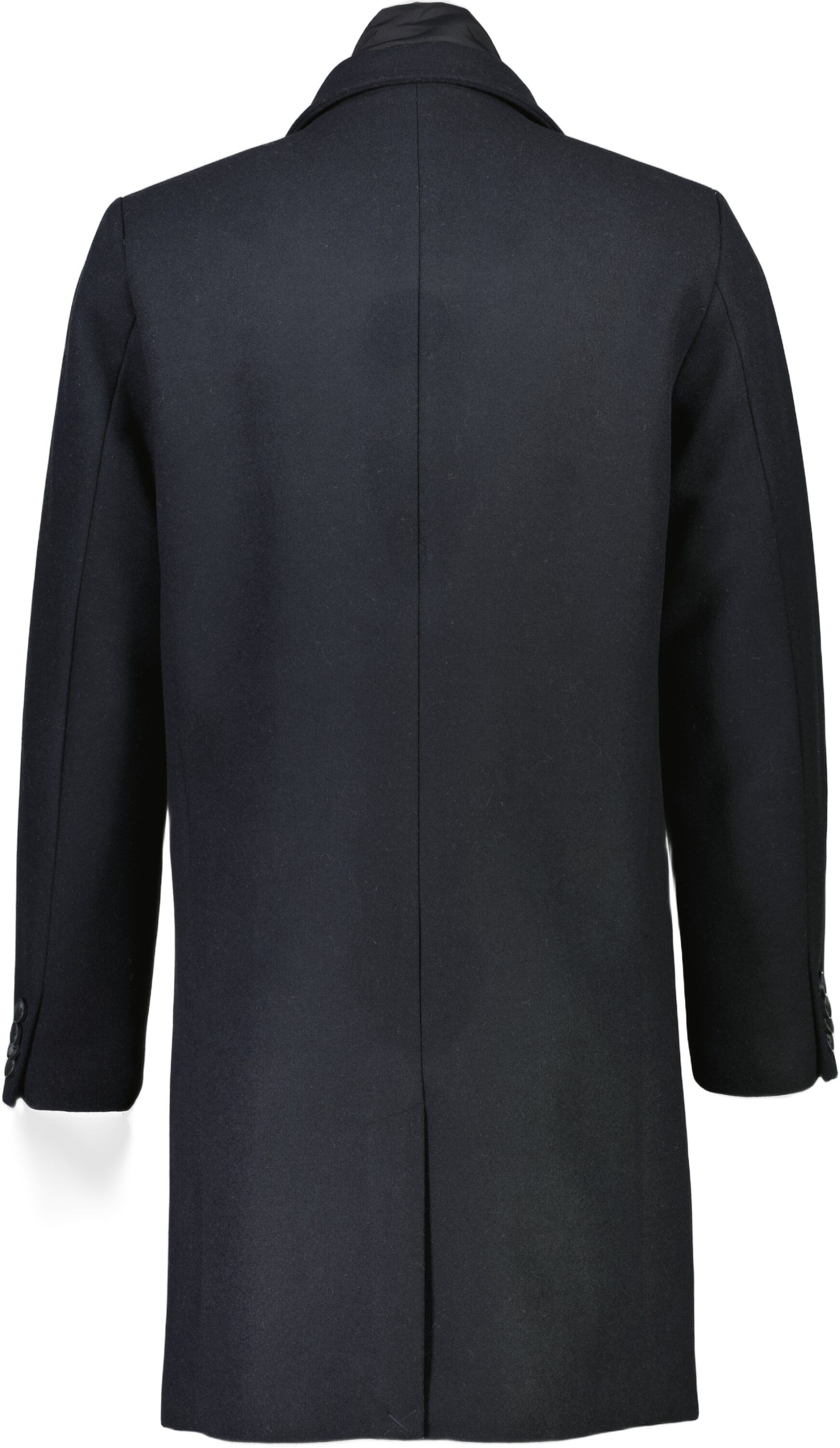 Detachable collar lapel coat