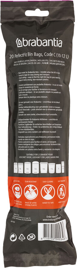 Affaldspose 12 ltr. 20 stk.