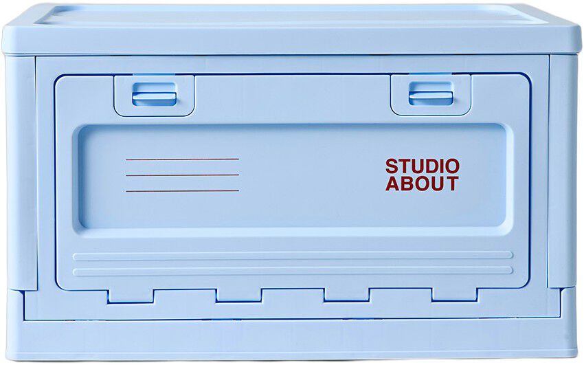 BOX, LARGE, LIGHT BLUE