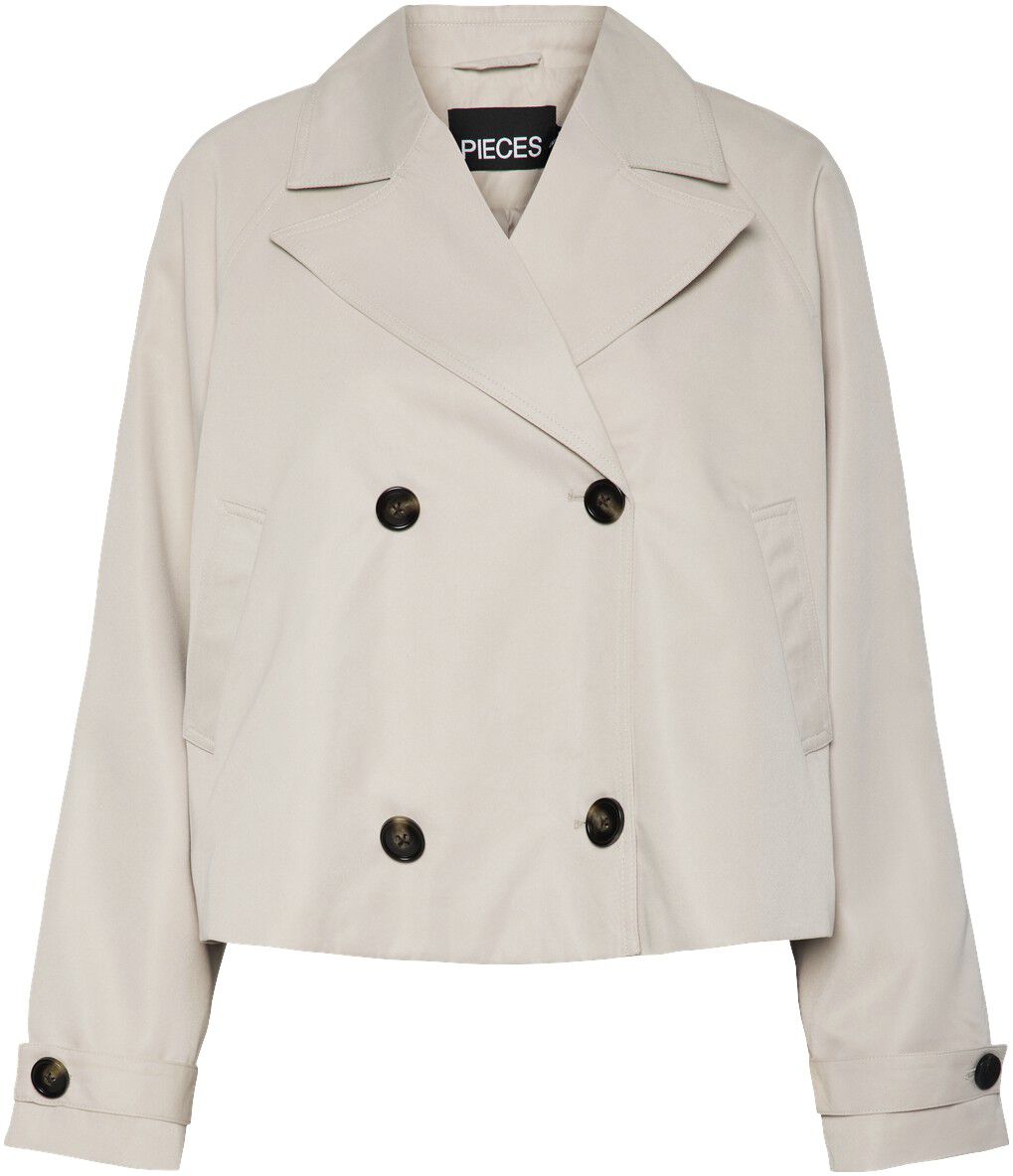 PCSCARLETT LS SHORT TRENCHCOAT NOOS