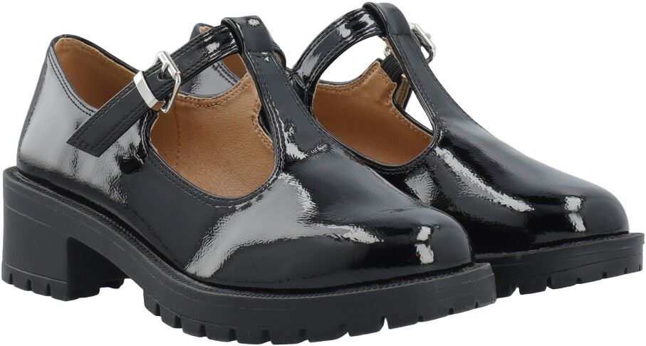 BIAPEARL T-Strap Mary Jane Faux Leather