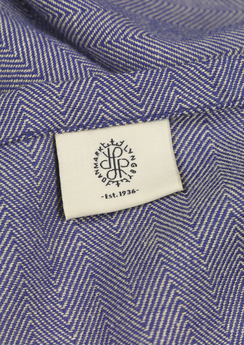 Herringbone Dug 150x370 cm bl&aring;