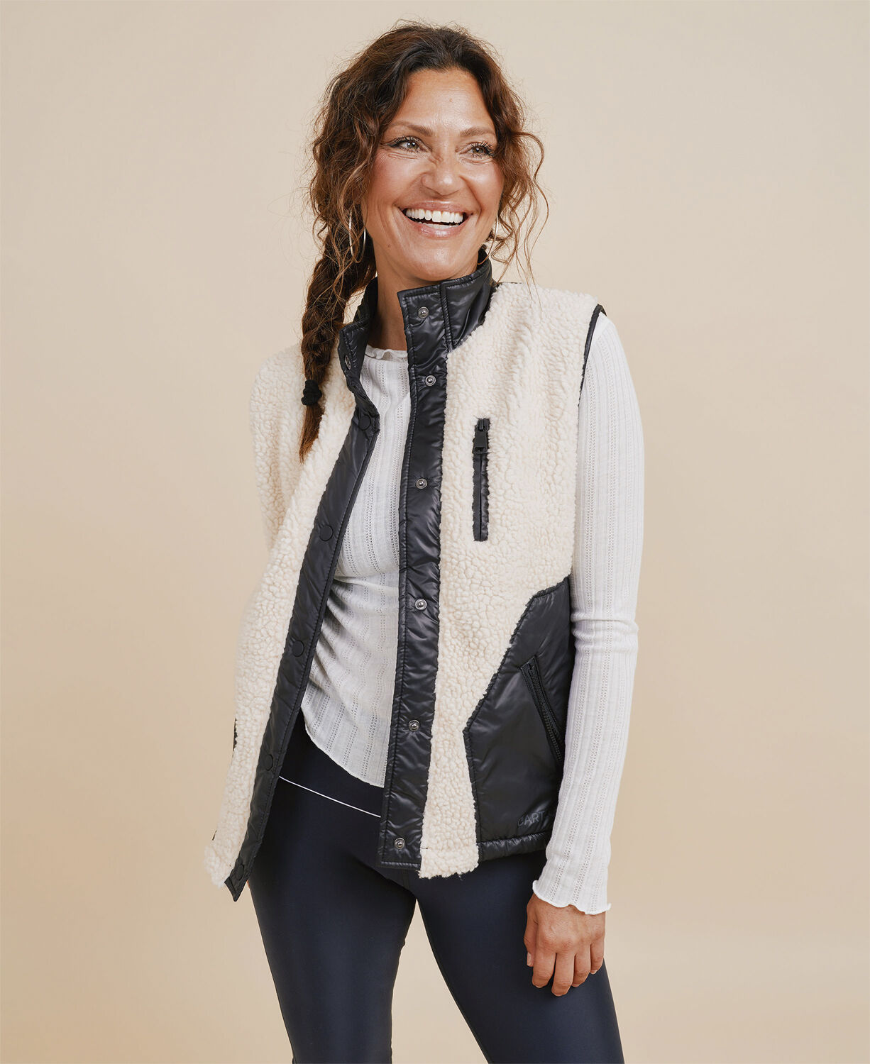 Glacier Fleece Vest - Nero