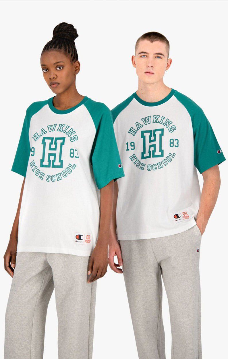 Champion X Stranger Things Hawkins Raglan T-shirt