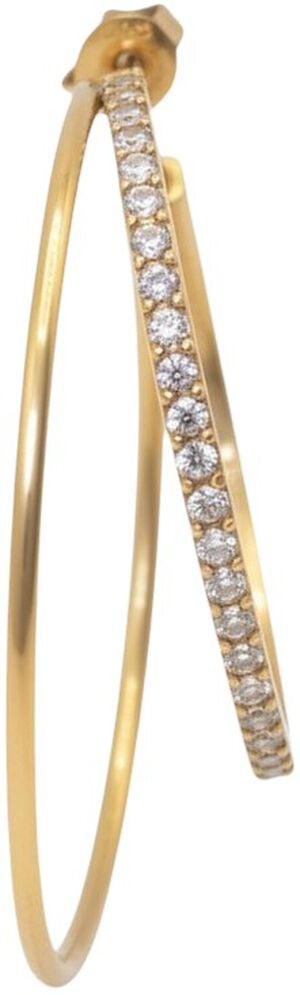 Double Olympia Hoop with Stones