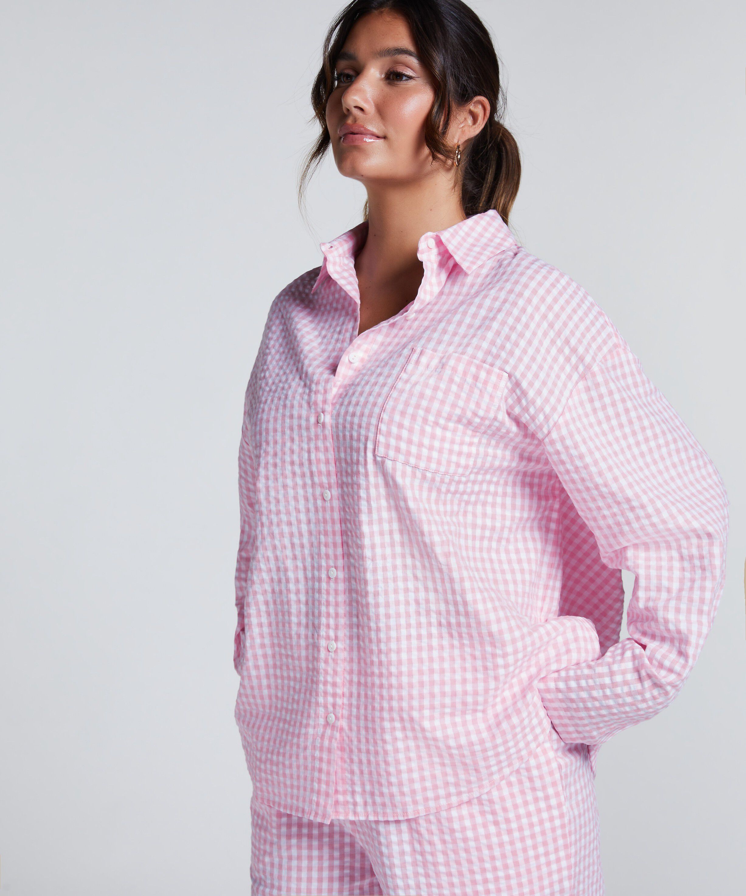 JACKET LS SEERSUCKER CHECK