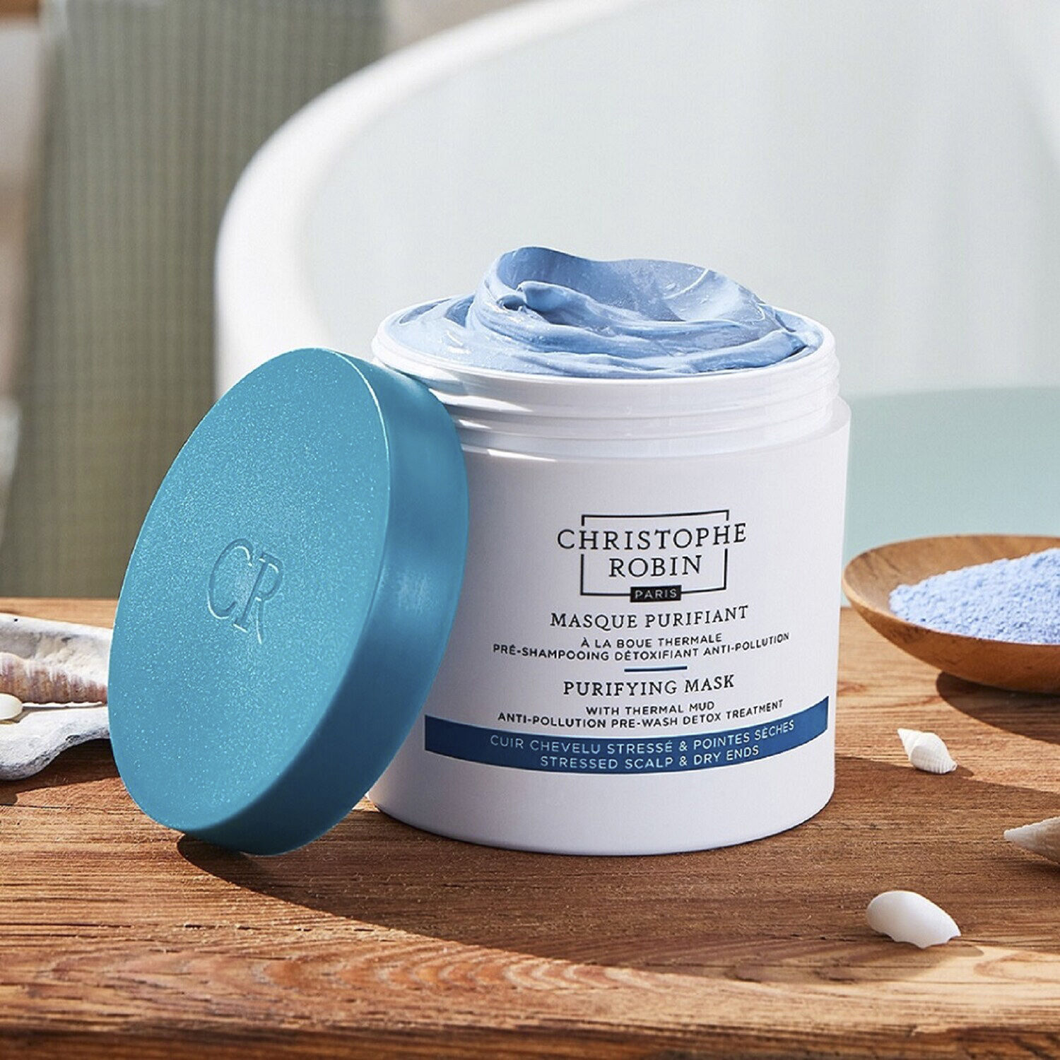 Purifying Mask with thermal mud - Detoxifying revitalizing haircare