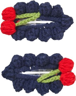 2477 Hair Accessories, Crochet Hair Clip