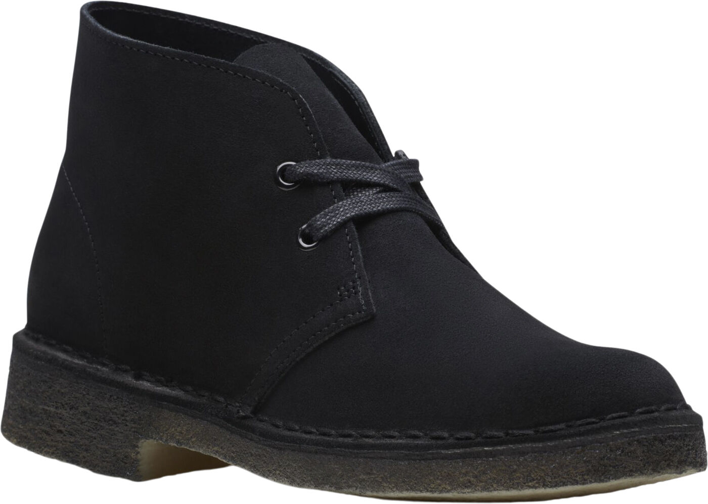 Desert Boot. Black Sde, D, 4