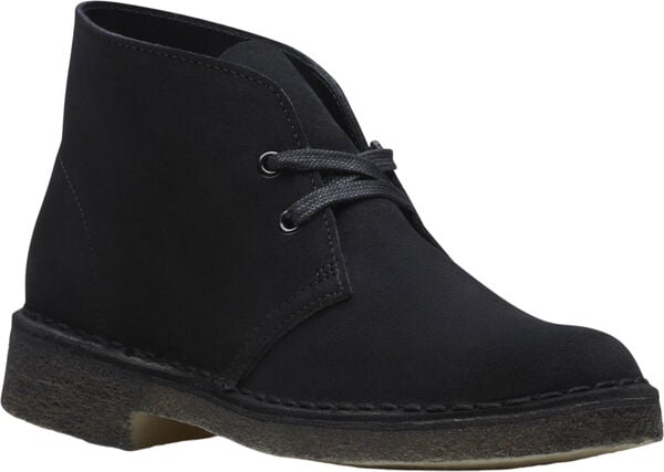 Desert Boot. Black Sde, D, 4