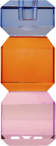 Krystal stage, violet/rav/kobolt, 15x6x6 cm