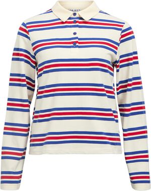 OBJNANA L/S RE POLO TOP
