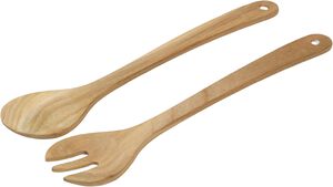 Salatbestik 35 cm Kirsebærtræ