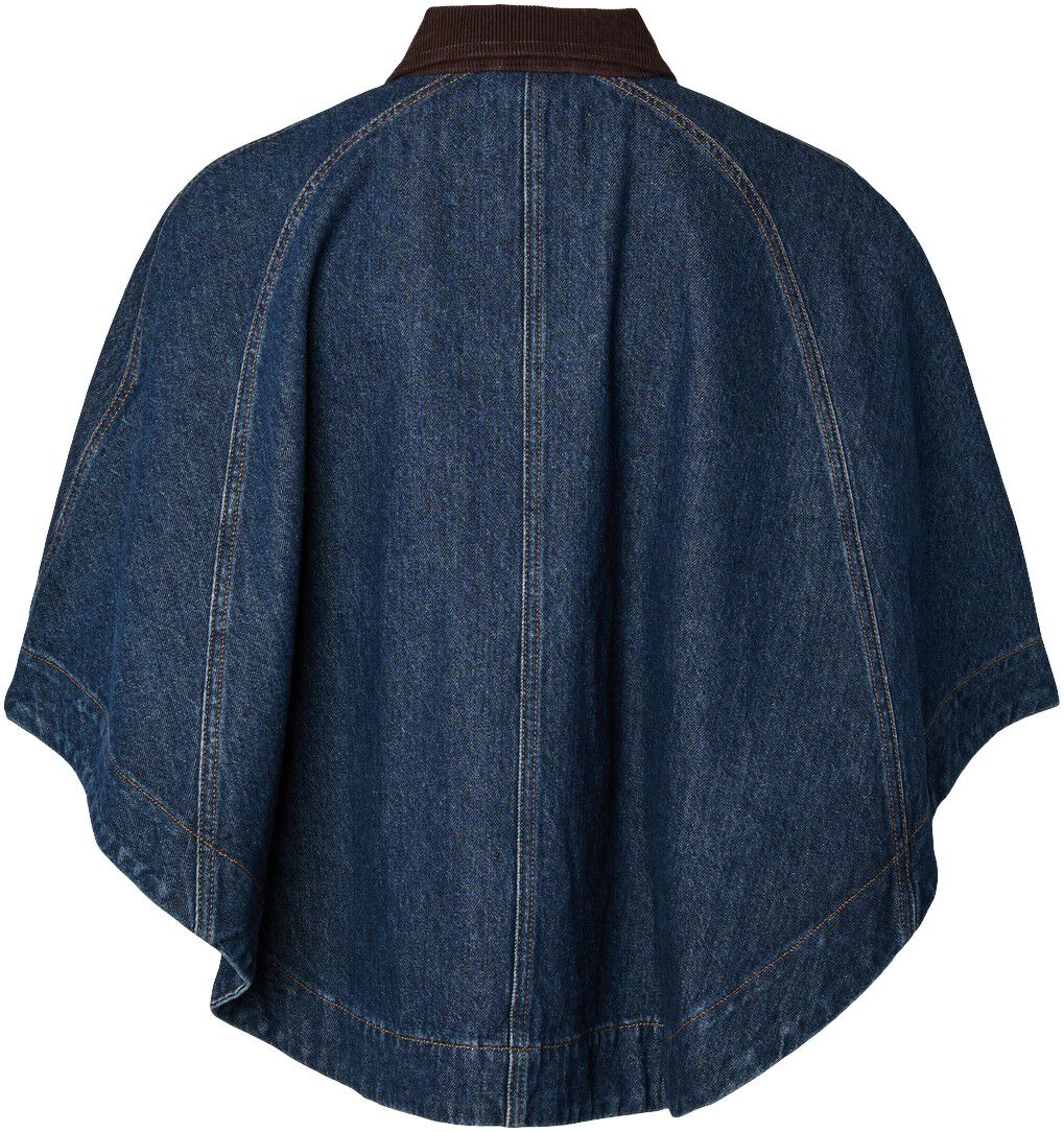 Pcalex Denim Cape Dnm Bc