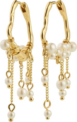 JASPER earrings gold-plated