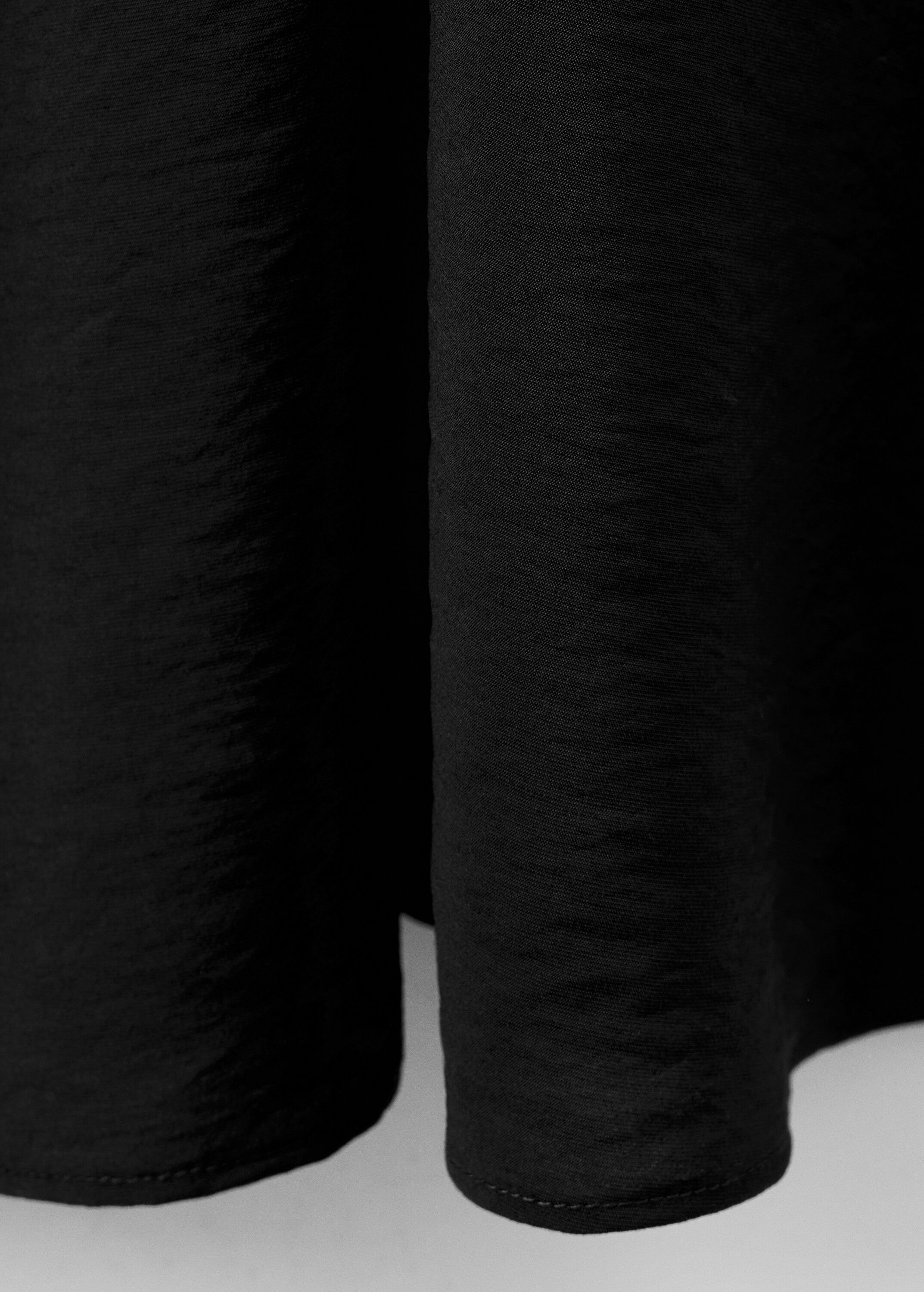 Ruched V-neck dress