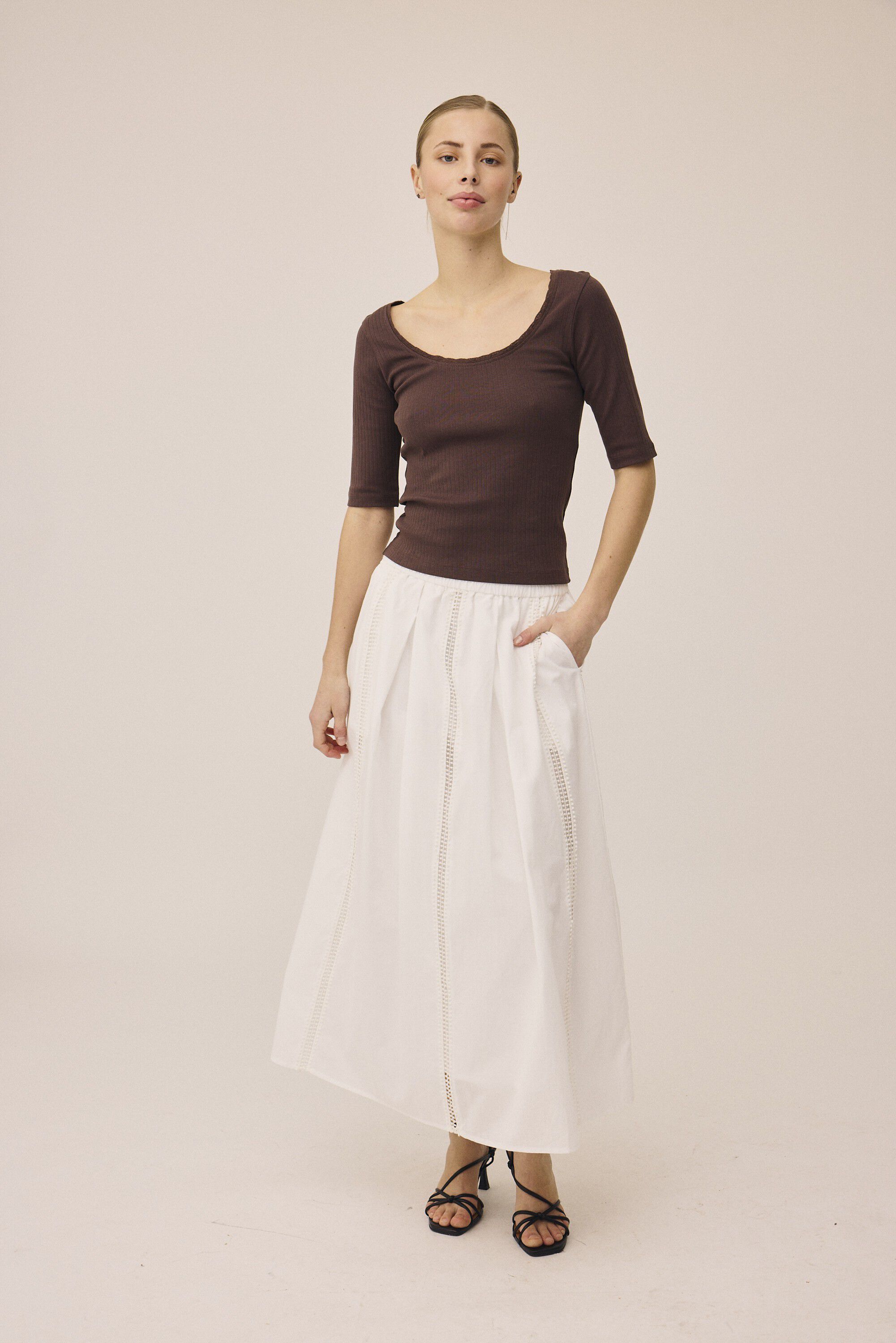 Isolde 3 Voile Skirt - 100% Organic Cotton GOTS