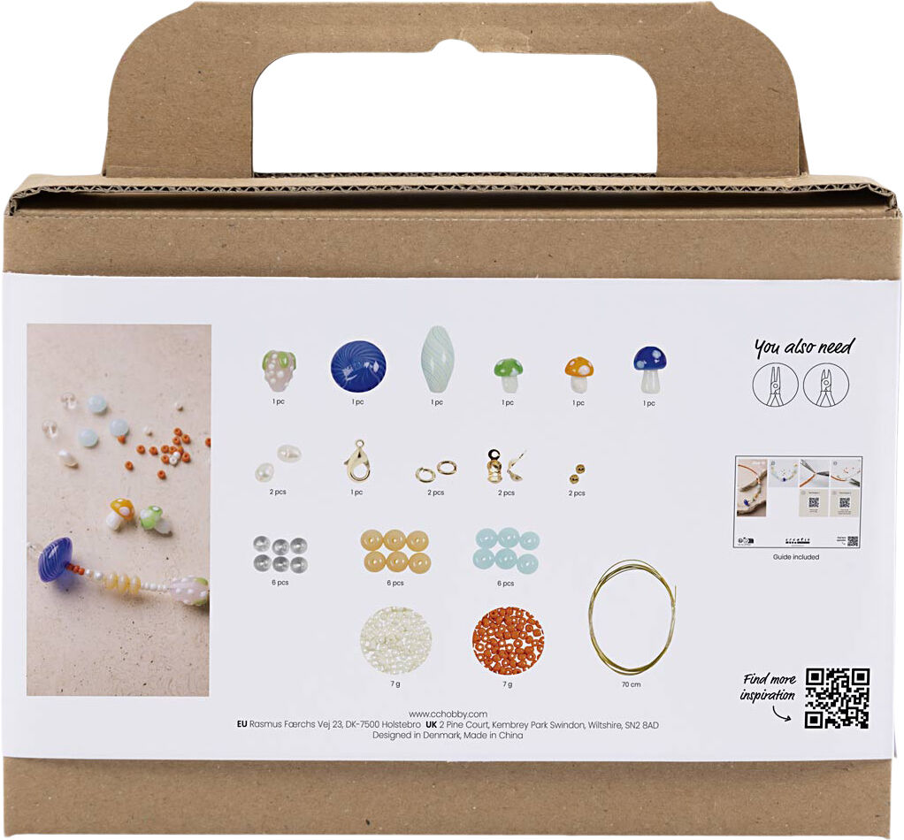 Mini DIY Kit Smykker, Chunky halsk&aelig;de