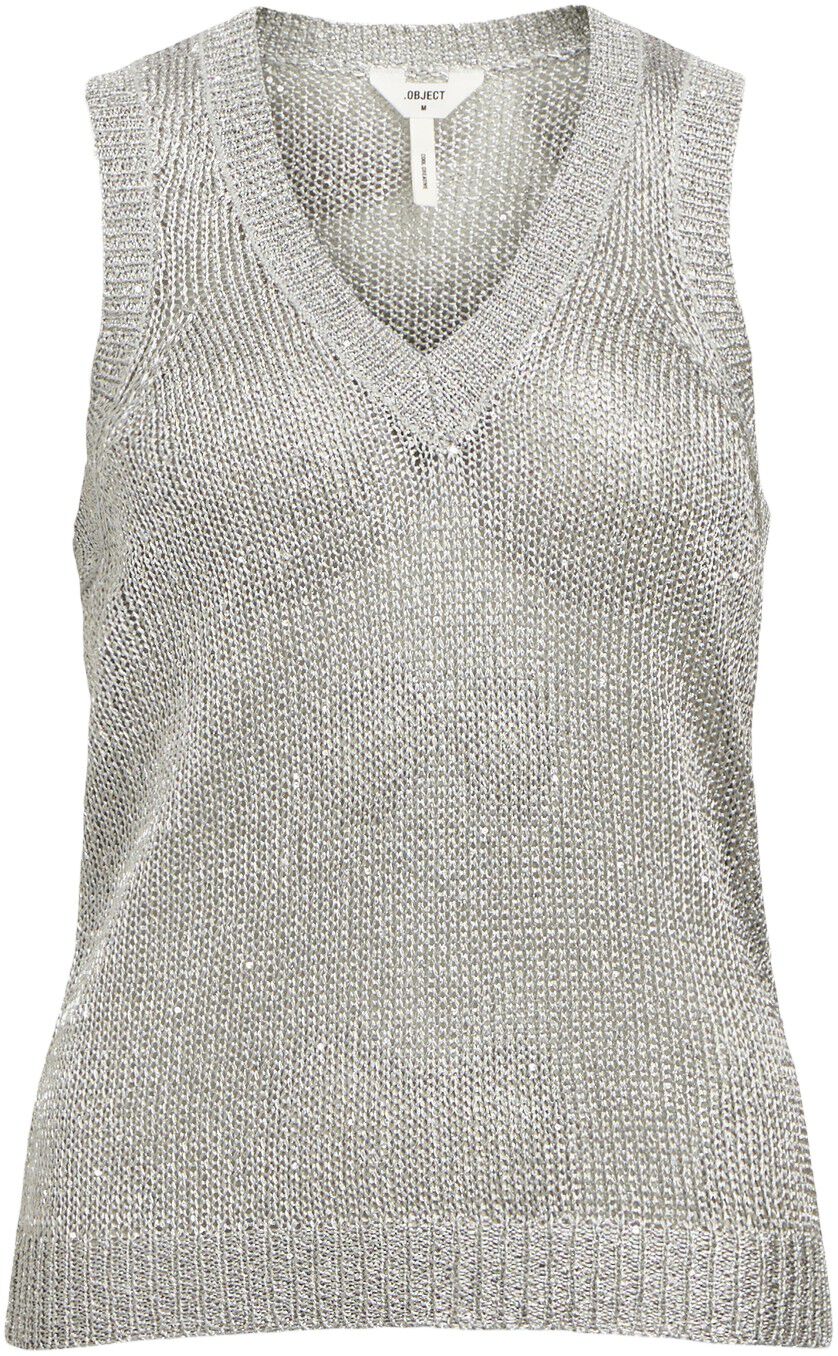 OBJGLAM KNIT RE S/L TOP 138