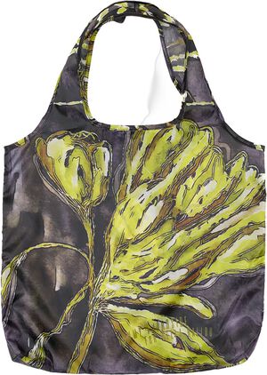LIME FLOWER Grocery Bag