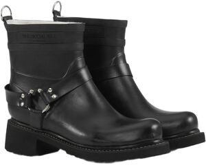 Short Biker Rubber Boots