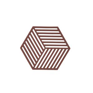 Bordskåner Hexagon Burgundy