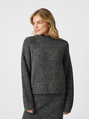 Paulina Fluffy Knit Blouse