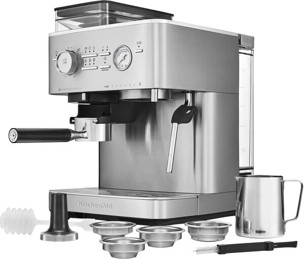 KITCHENAID halvautomatisk espressomaskine-5KES6551ESX