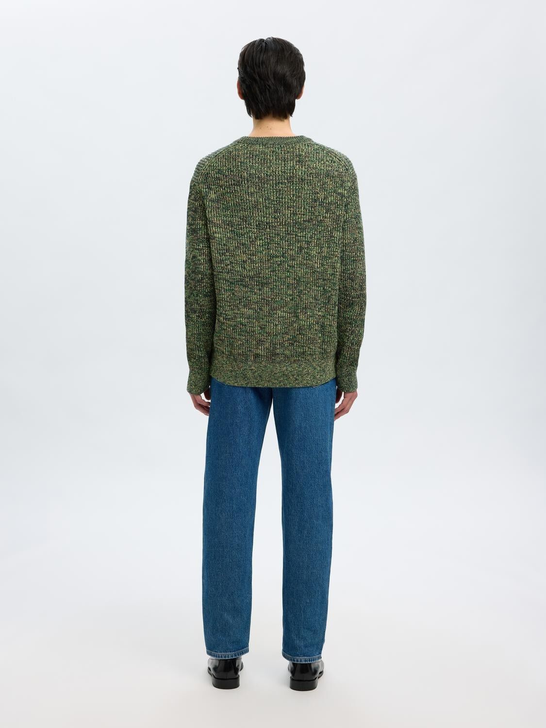 SLHTILUM LS KNIT RELAXED CREW NECK