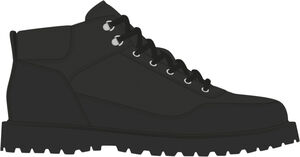 Olaf Lace-Up Boot - Black crazy horse leather