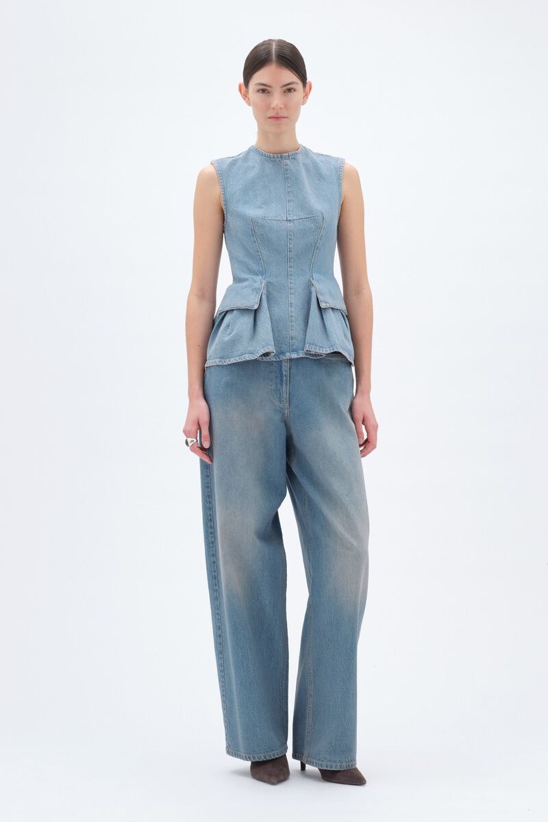 Cocoon Denim Pants