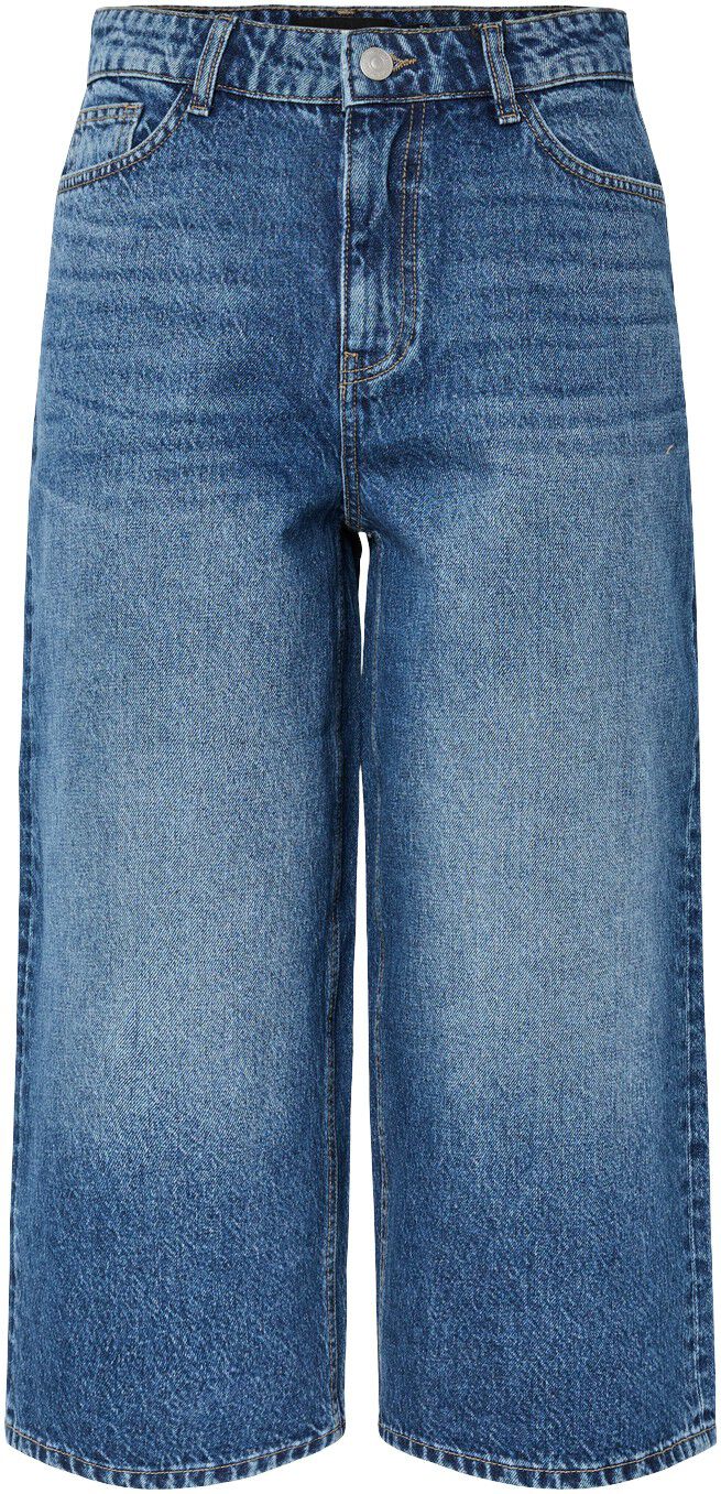 PCKATE MW CULOTTE JEANS BC