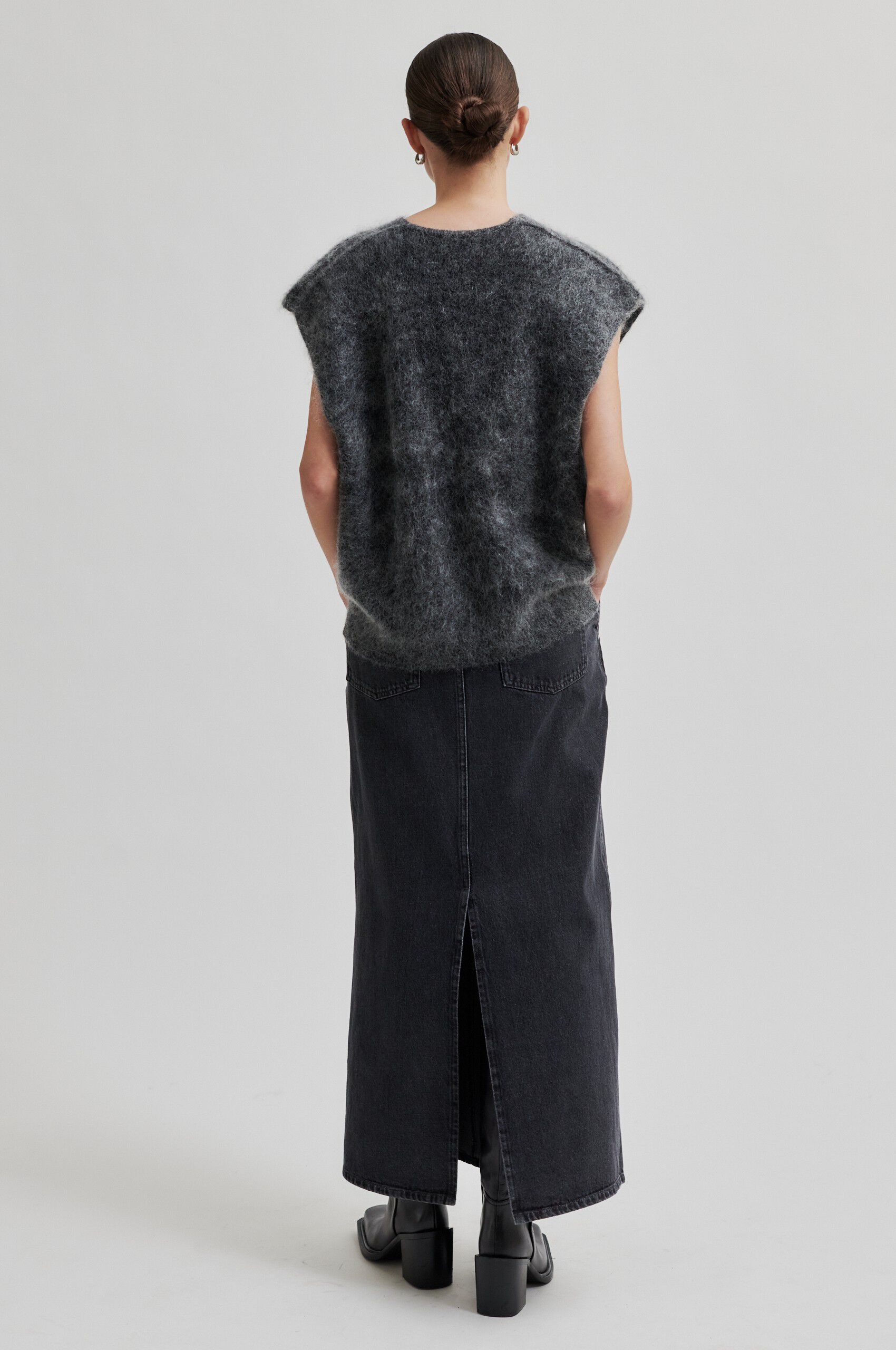 Camryn Mohair Blend Knit Vest