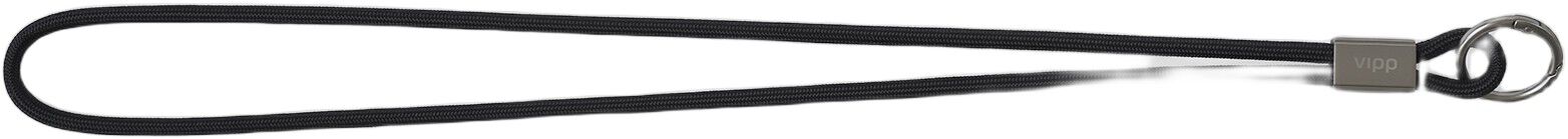 Vipp320 Key strap, Loft, black/metal, 45 cm
