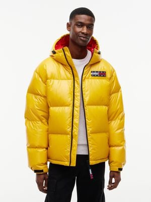 Shiny Down Hooded Alaska Puffer Jacket