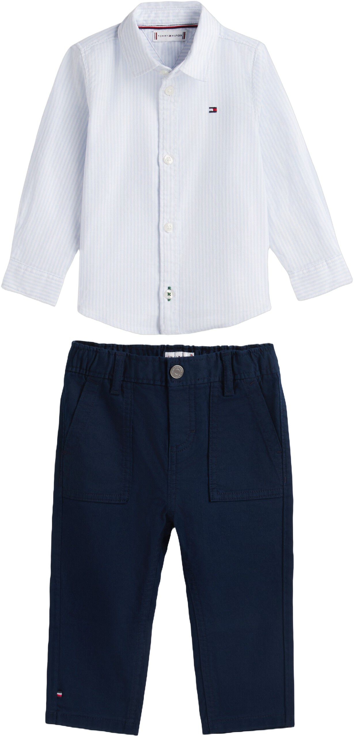 Essential Stripe Shirt And Chinos Gift Box