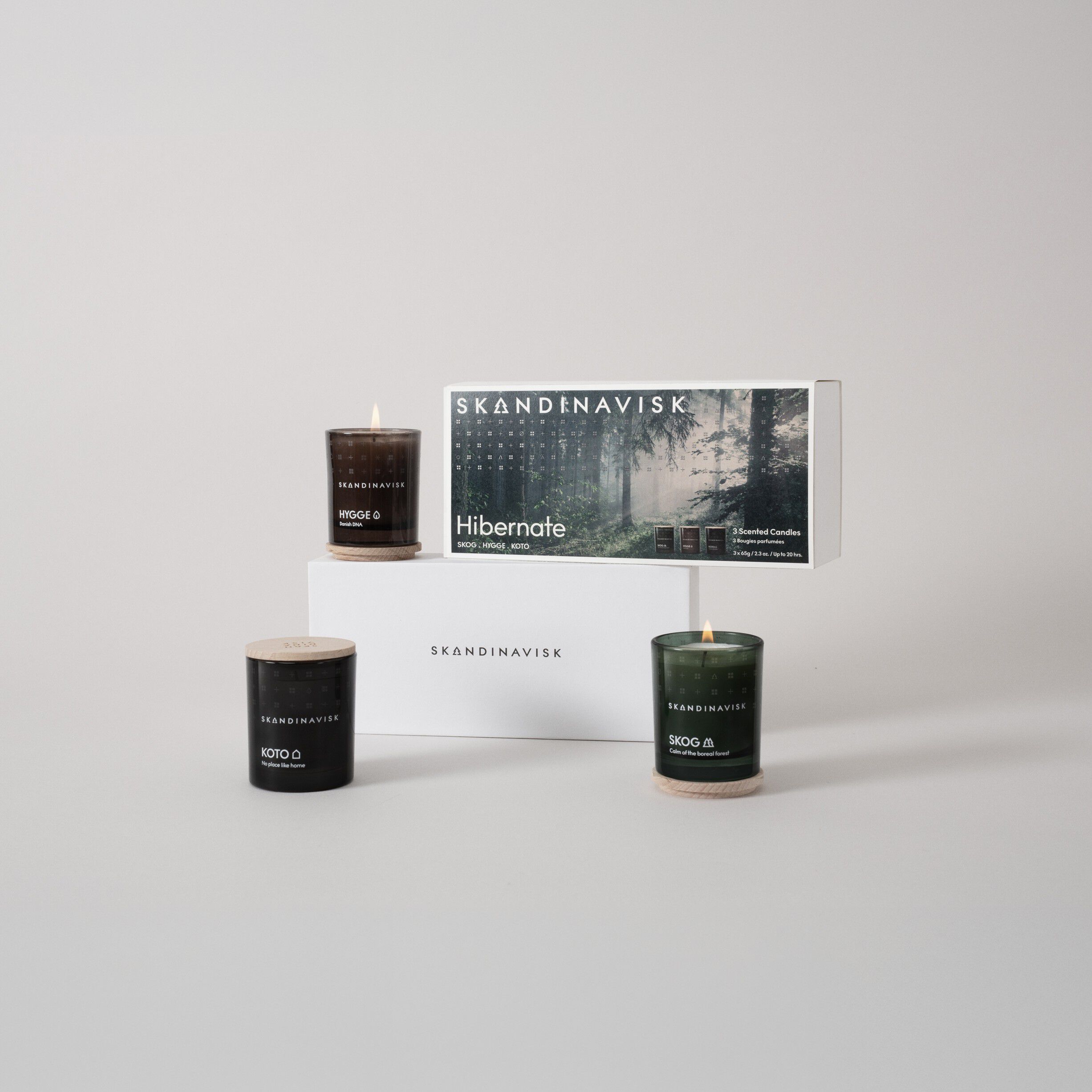 HIBERNATE GIFTSET 3 MINI CANDLES