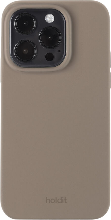 Silicone Case iPhone 15 Pro Mocha Brown