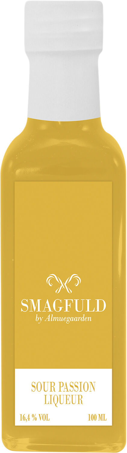 Lik&oslash;r med smag af syrlig passionsfrugt (16,4% vol. )