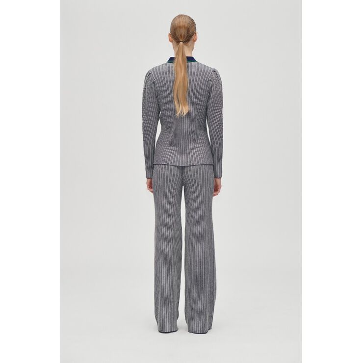 2356 Soft Rib, Long Sleeve Knit Polo