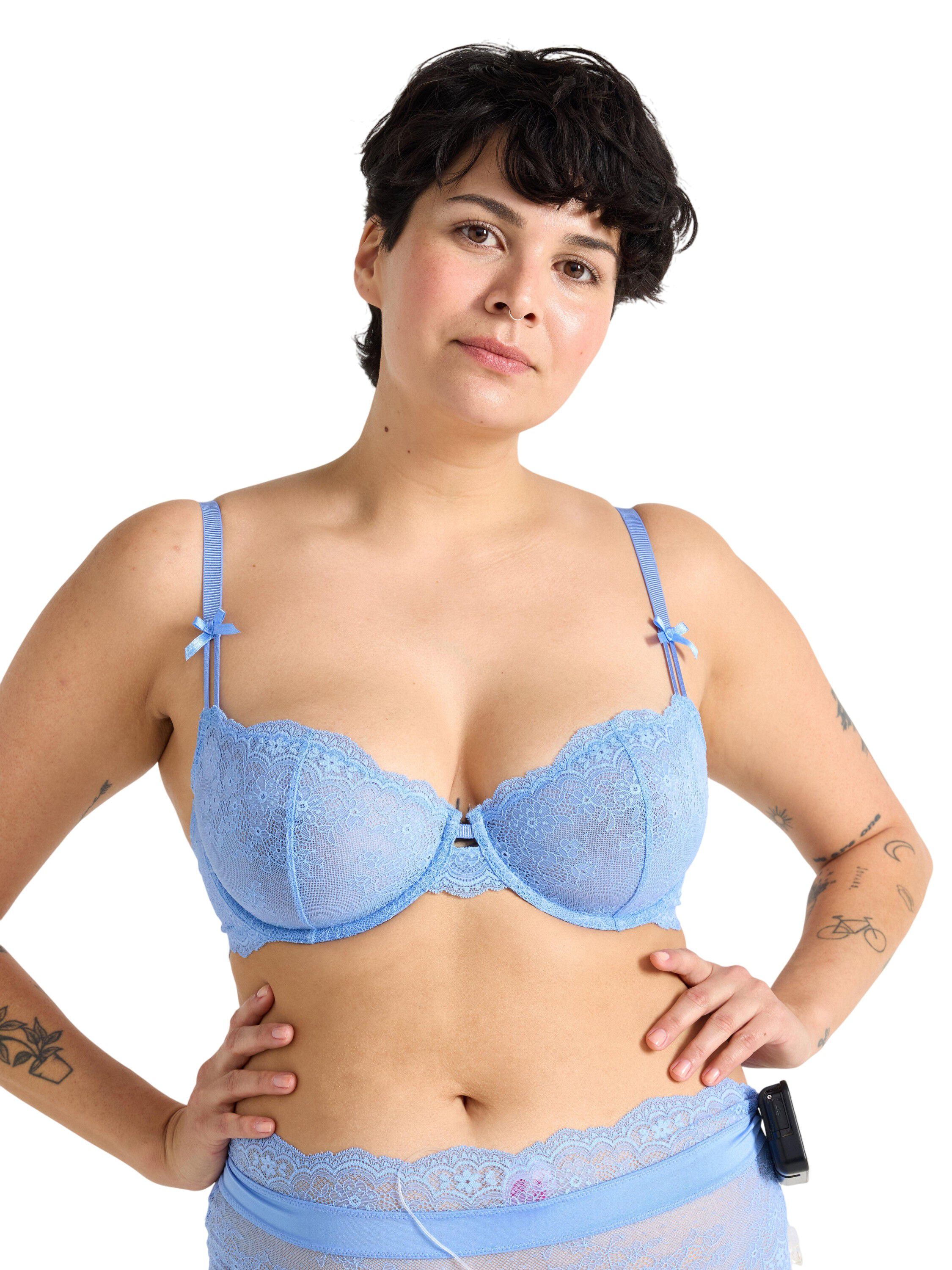 Bh uden polstring med blonder