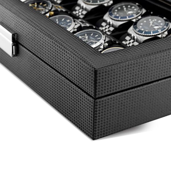 Watch Box 12 Watches Black Imitated