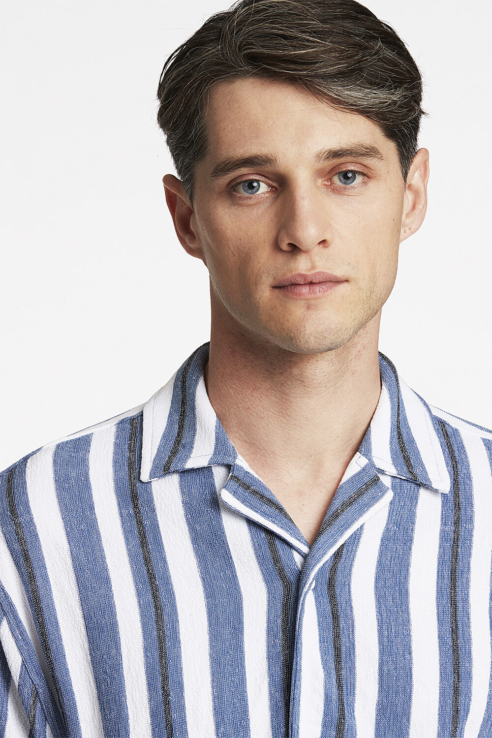 Knitted resort collar S/S